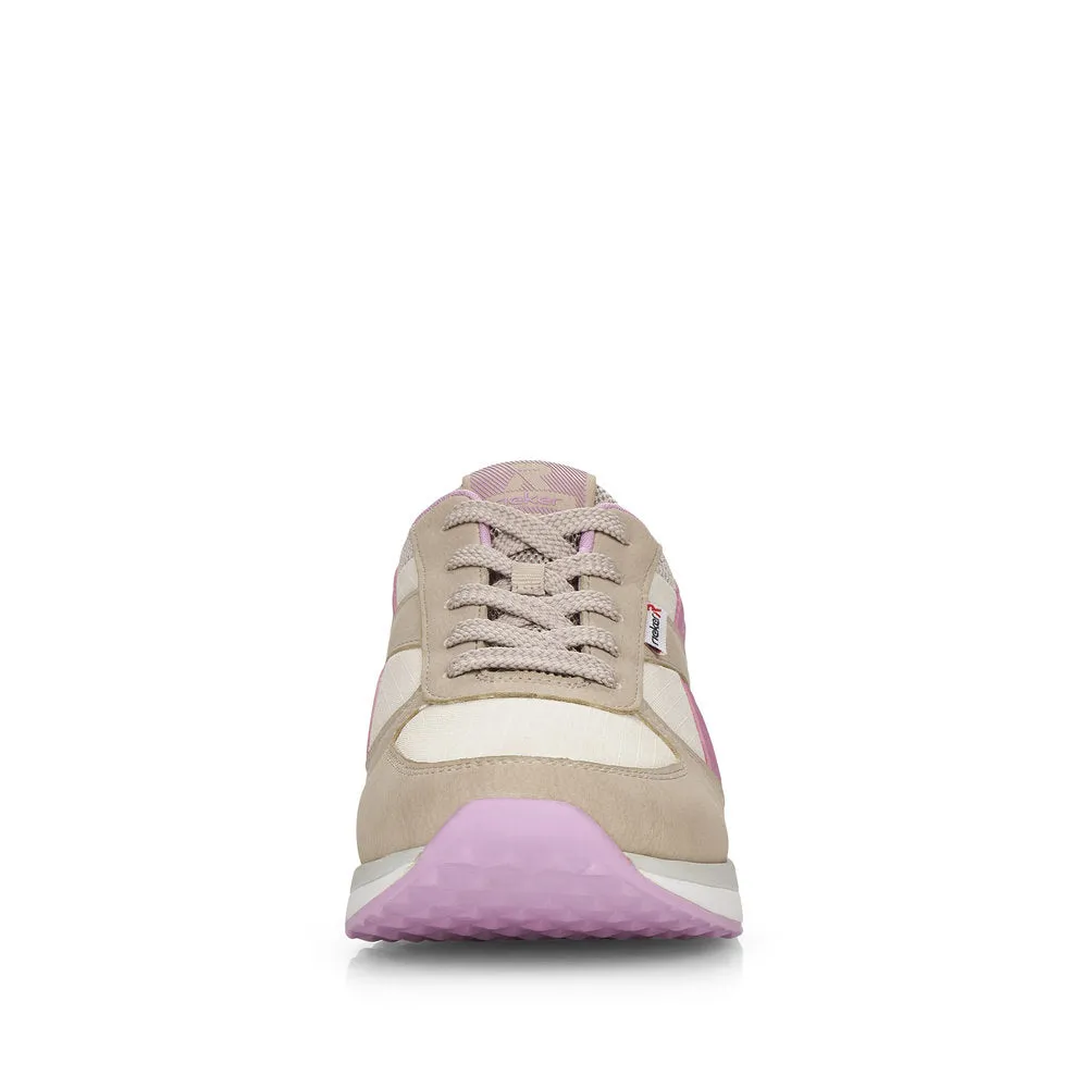 Rieker Ladies Retro Style Lace Sneaker