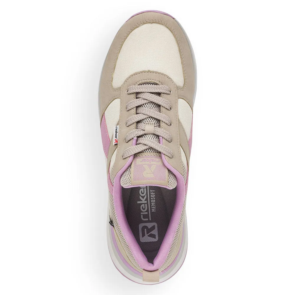 Rieker Ladies Retro Style Lace Sneaker