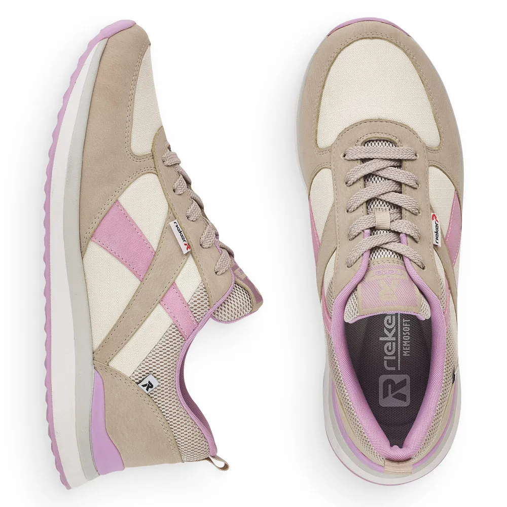 Rieker Ladies Retro Style Lace Sneaker