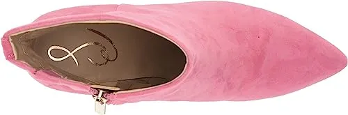 Sam Edelman Ulissa Pink Confetti Side Zipper Pointed Toe Kitten Heel Ankle Boots