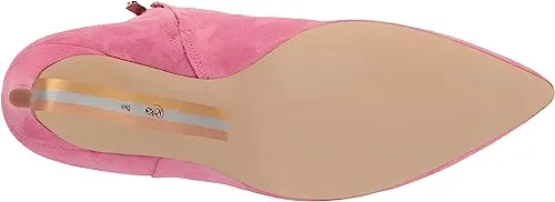 Sam Edelman Ulissa Pink Confetti Side Zipper Pointed Toe Kitten Heel Ankle Boots