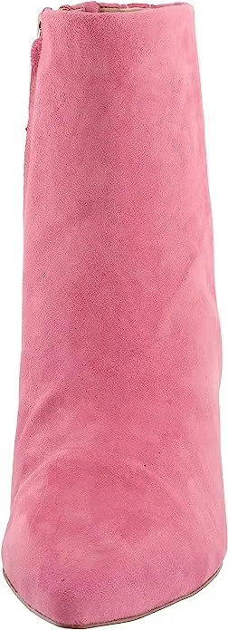Sam Edelman Ulissa Pink Confetti Side Zipper Pointed Toe Kitten Heel Ankle Boots