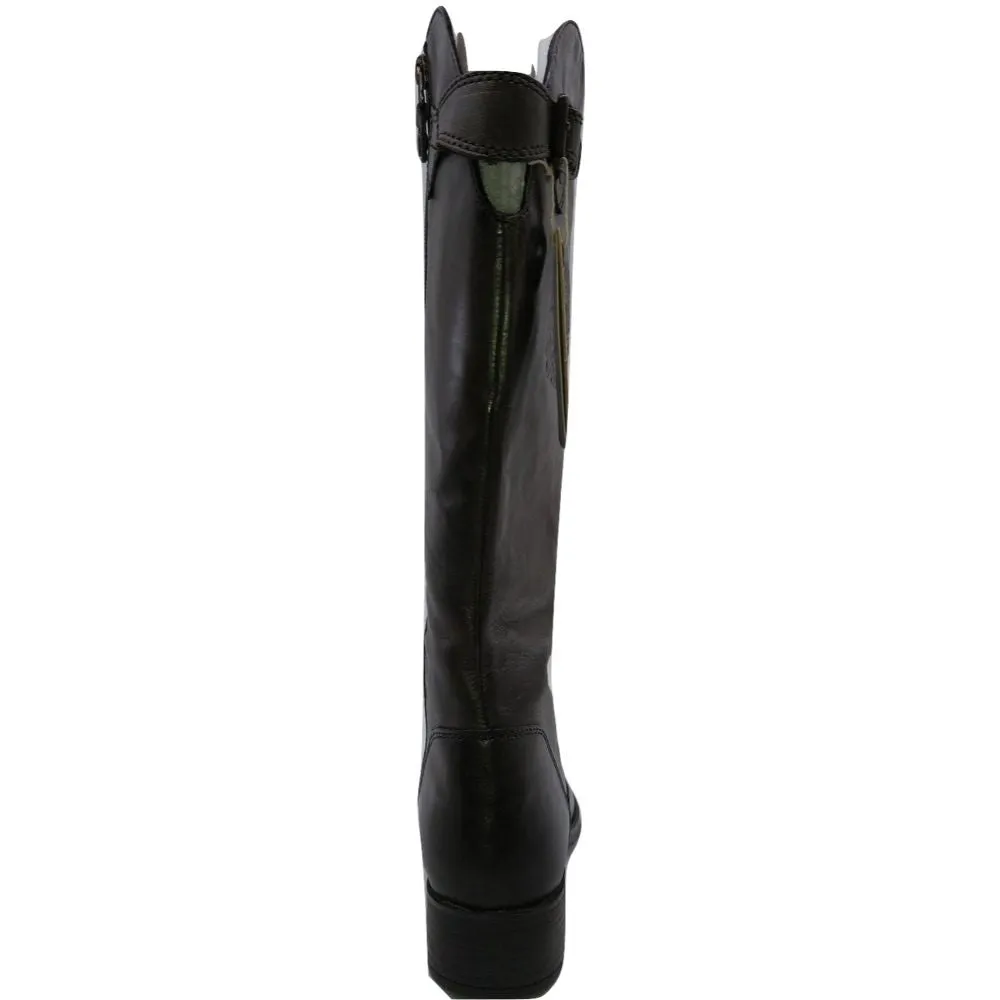 SienaEmblem 2065 Chocolate Brown Leather Bussola Boots