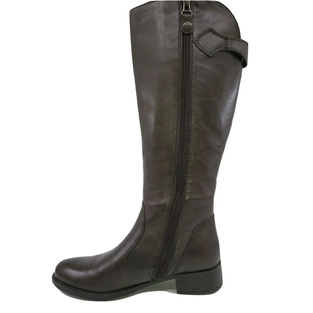 SienaEmblem 2065 Chocolate Brown Leather Bussola Boots