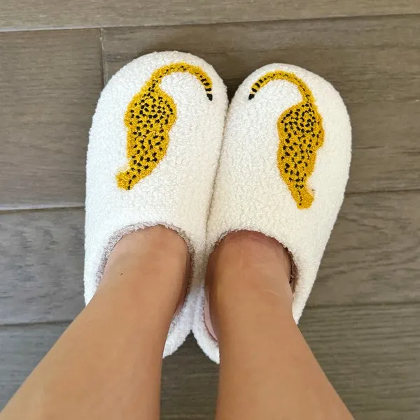 Sitting So Cool Cheetah Lounge Slippers  - Online Exclusive