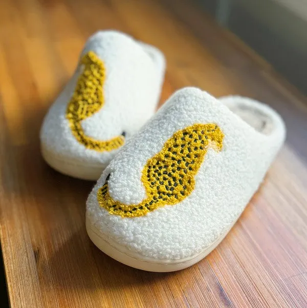 Sitting So Cool Cheetah Lounge Slippers  - Online Exclusive