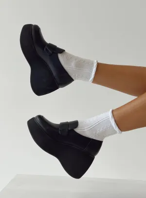 Tern Platform Loafers Black