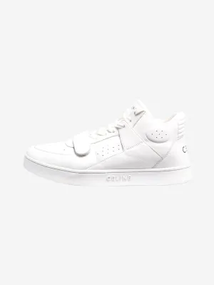 White Ct-02 leather mid-top trainers - size EU 39