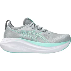 Women’s ASICS Gel Nimbus 27 Piedmont Grey/Illuminate Mint