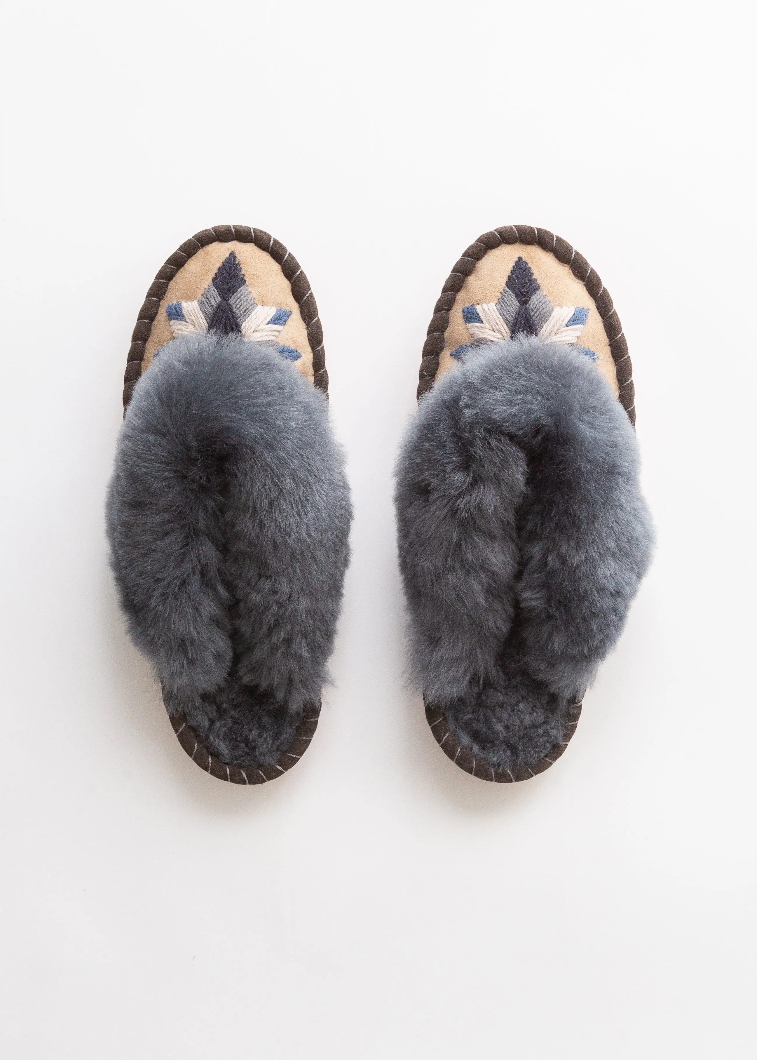 Women's Sheepskin Slipper Mules – Salt Plains
